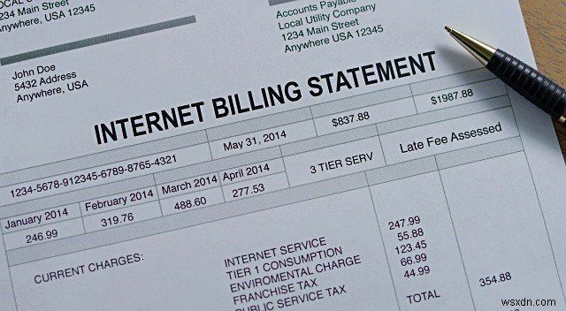 미국 거주자가 초과하는 인터넷 비용을 계속 확인할 수 있는 방법