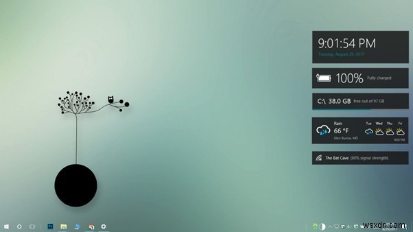 Windows 11, 10 경험을 향상시키는 최고의 Rainmeter 스킨(2022)