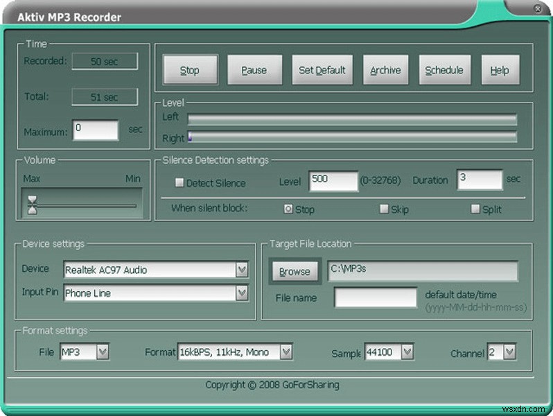 Windows의 5가지 스트리밍 오디오 레코더