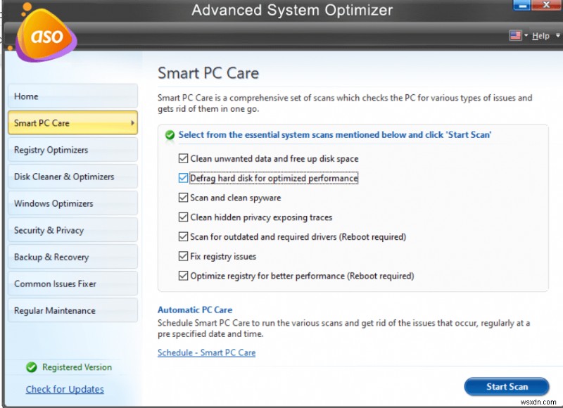 Advanced System Optimizer 검토(2022):좋은 PC 청소 소프트웨어인가요?