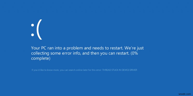 Windows 8에서 BSoD(Blue Screen of Death) 오류 수정