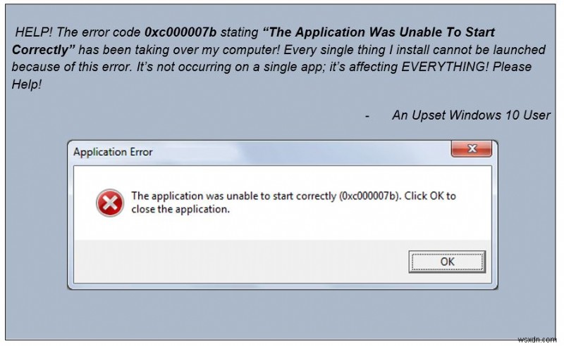 Windows 10/7  응용 프로그램을 올바르게 시작할 수 없습니다 0xc000007b  오류 해결!