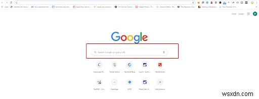 Chrome의 가짜 Google 검색창을 실제 검색창으로 바꾸는 트릭을 시도해보세요