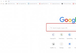 Chrome의 가짜 Google 검색창을 실제 검색창으로 바꾸는 트릭을 시도해보세요