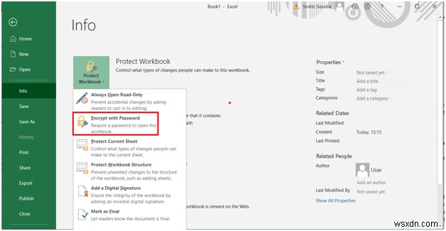 Excel 파일을 암호로 보호하는 방법