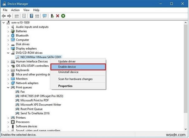 Windows 10에서  이 장치는 사용할 수 없습니다 (코드 22) 오류를 수정하는 방법