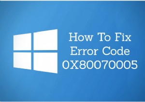 Windows 10 오류 코드 0x80070005(액세스 거부) 해결 방법 총정리