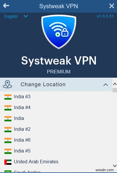 SystweakVPN - Facebook 및 보안 브라우징을 차단 해제하는 최고의 VPN