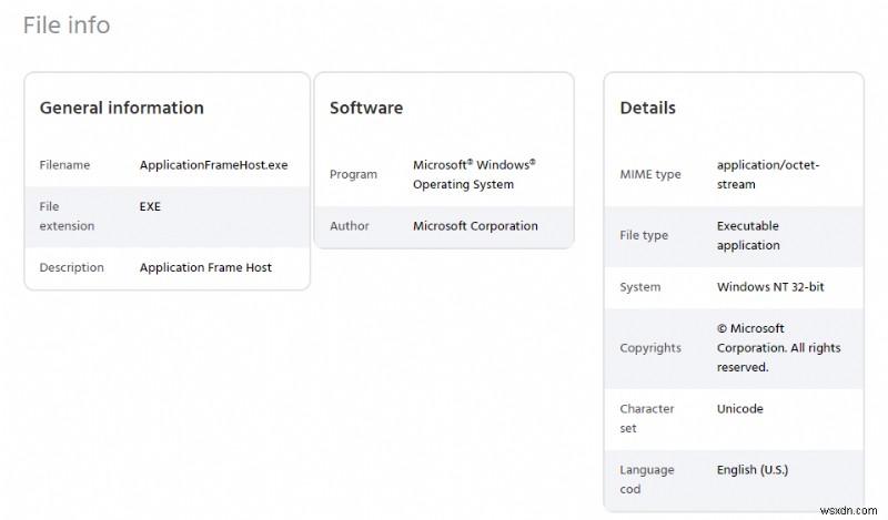 ApplicationFrameHost.exe는 무엇이며 복구하는 방법은 무엇입니까?