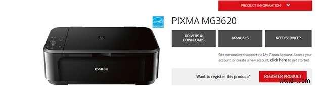 Canon PIXMA MG3620 드라이버를 다운로드하는 방법은 무엇입니까?