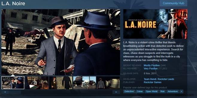 Steam L.A. Noire가 PC에서 실행되지 않는 문제를 해결하는 방법은 무엇입니까?