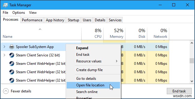  스풀러 하위 시스템 앱 (Spoolsv.Exe)이란 무엇이며 CPU 사용량이 높은 이유는 무엇입니까?