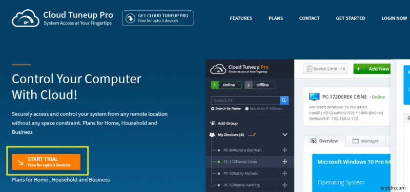 Cloud Tuneup Pro:Windows 컴퓨터를 원격으로 정리, 최적화, 보호 및 관리