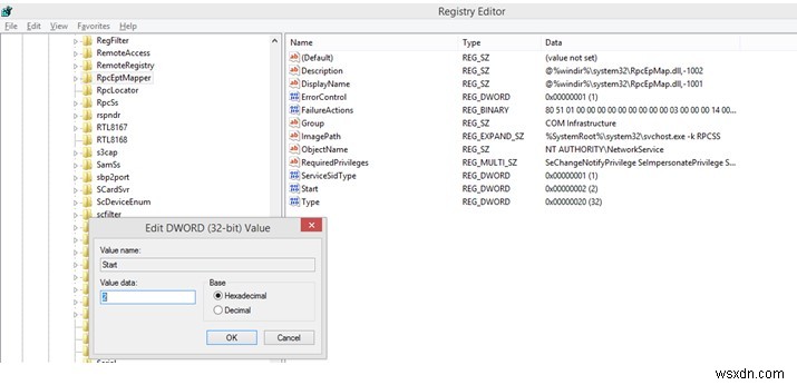 Windows 10에서 사용할 수 없는 RPC 서버 수정 방법