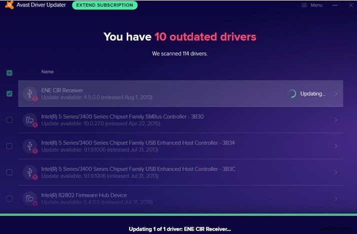 Avast Driver Updater 검토:빠르고 쉬운 드라이버 업데이트