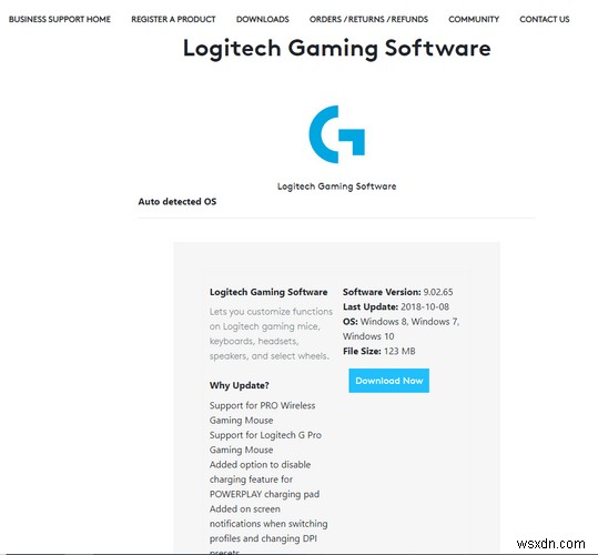 Logitech G910 소프트웨어 다운로드 및 설치 방법 