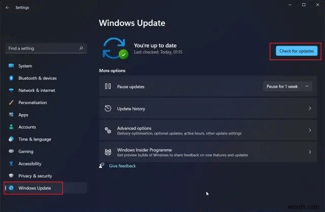 Windows 11 PC 업데이트 방법