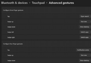 Windows 11에서 터치패드 제스처를 사용자 정의하는 방법