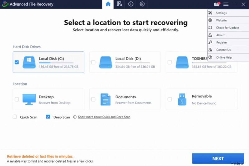 HDD, SSD, USB 드라이브에서 삭제된 파일을 복원하는 방법