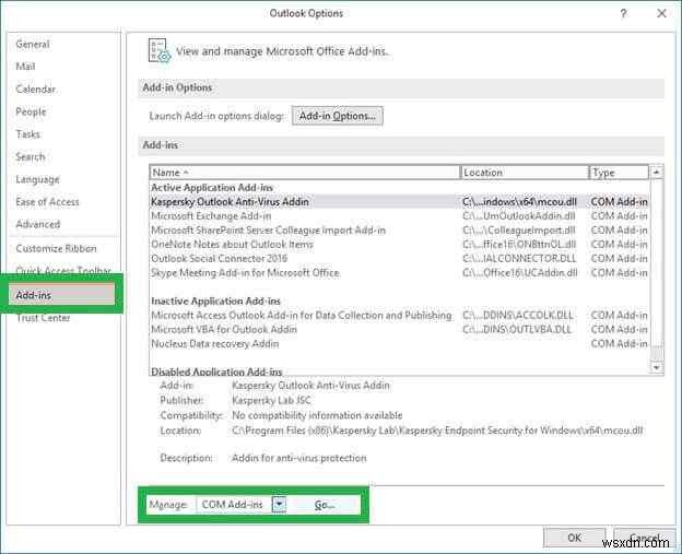 잘못된 Outlook 오류를 수정하는 방법