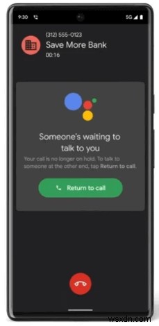 Google Pixel 휴대전화(2022)에서  Hold for Me  기능을 사용하는 방법