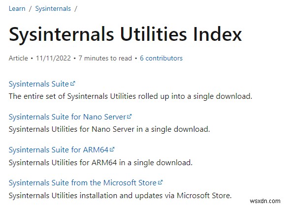 Windows Sysinternals:정의 및 사용 방법