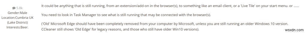 Windows 11에서 CCleaner Microsoft Edge를 건너뛰나요?