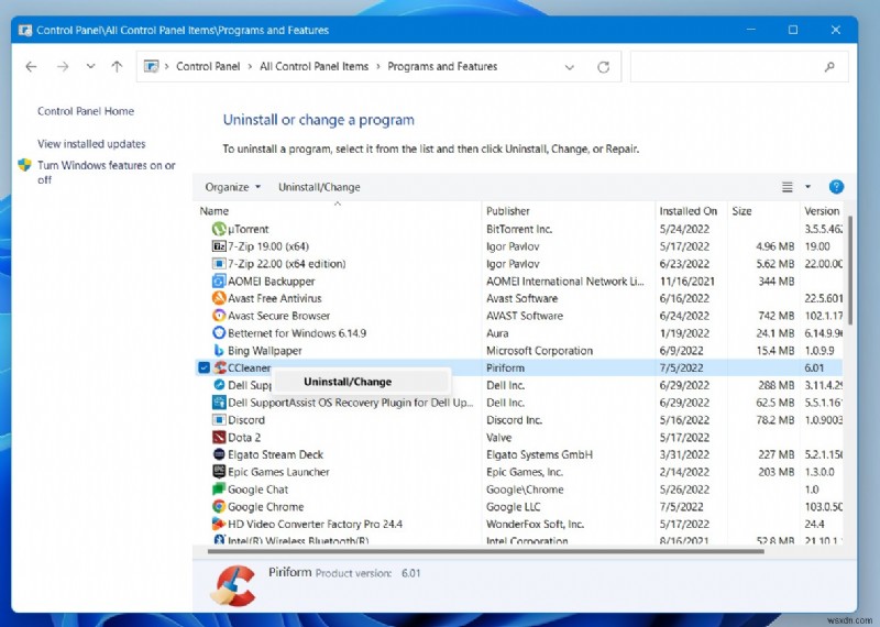 Windows 11에서 CCleaner Microsoft Edge를 건너뛰나요?