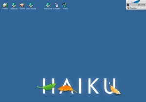 Haiku - BeOS의 오픈 소스 재현