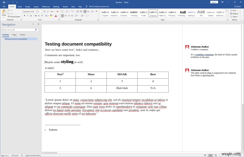 LibreOffice 7.2 리뷰 - 전환점?