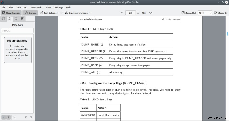 Okular에서 PDF 파일을 수정하는 방법 - 자습서