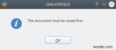 OnlyOffice Desktop Editors 5.5.1 - 좋지만 더 나아질 수 있음