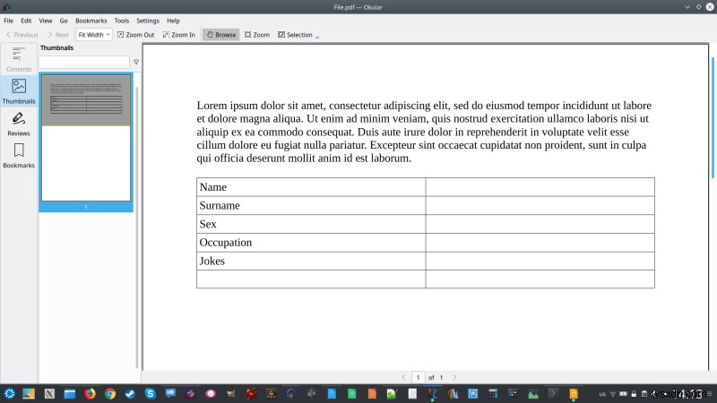 LibreOffice를 사용하여 Linux에서 PDF 양식을 편집하는 방법