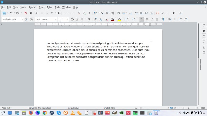 KDE에서 LibreOffice 인터페이스 글꼴 개선