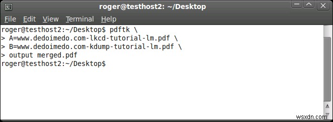 Linux에서 PDF 문서를 병합하는 방법 - 자습서