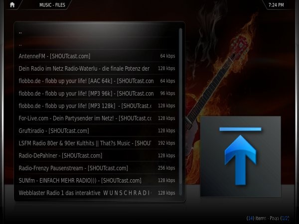 XBMC Camelot - 아름답고 스타일리시하며 고급스럽고 재미있는