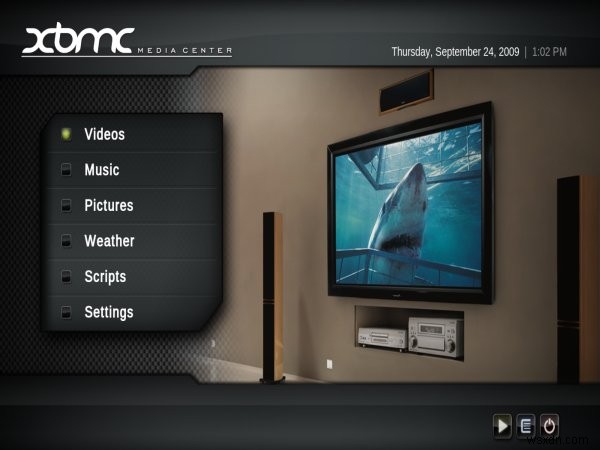 XBMC 미디어 센터