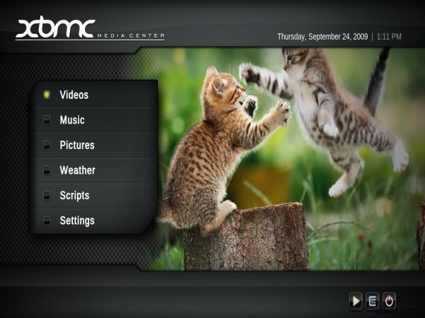 XBMC 미디어 센터