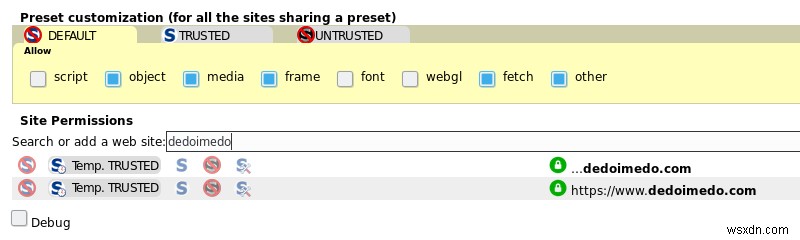 Firefox 57-59 및 Noscript 10 사용 가이드 - 제2판