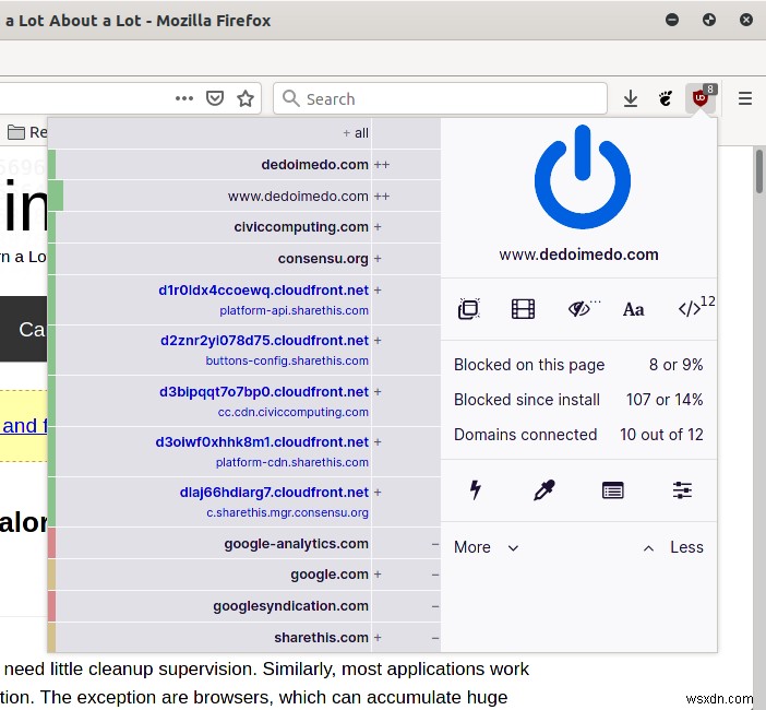 UBlock Origin - 강력한 인터넷 정화 도구