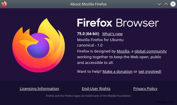 Firefox 75 - 나쁘지 않지만 필요하지도 않음