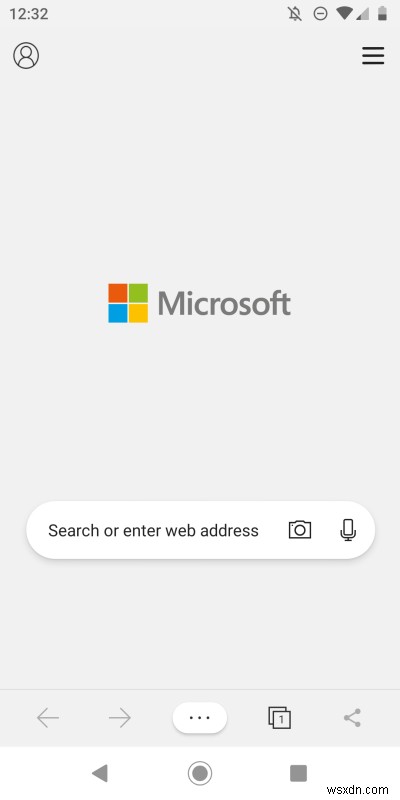 Android용 Microsoft Edge - 날카로운 물체를 조심하세요