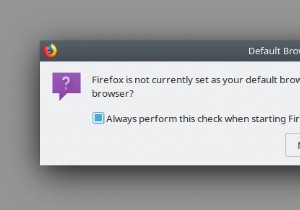 Firefox가 기본 브라우저가 되는 것을 거부함(Plasma, 네온)