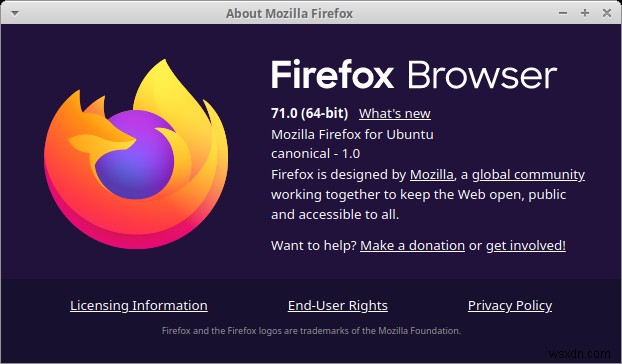 Firefox 71 &72 - 오래된 불이 다시 돌아왔습니다.