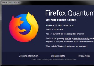 Firefox 및 이벤트 ID 58 오류