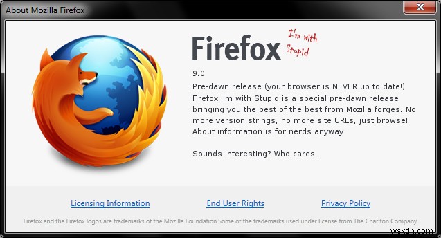 Firefox 정보