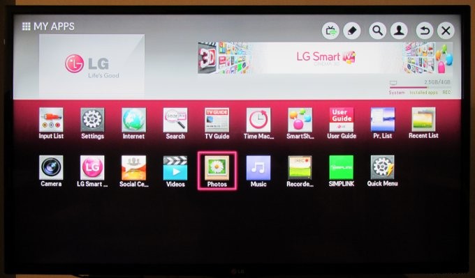 멍청한 사용자, 스마트 TV - LG 42LN570 검토