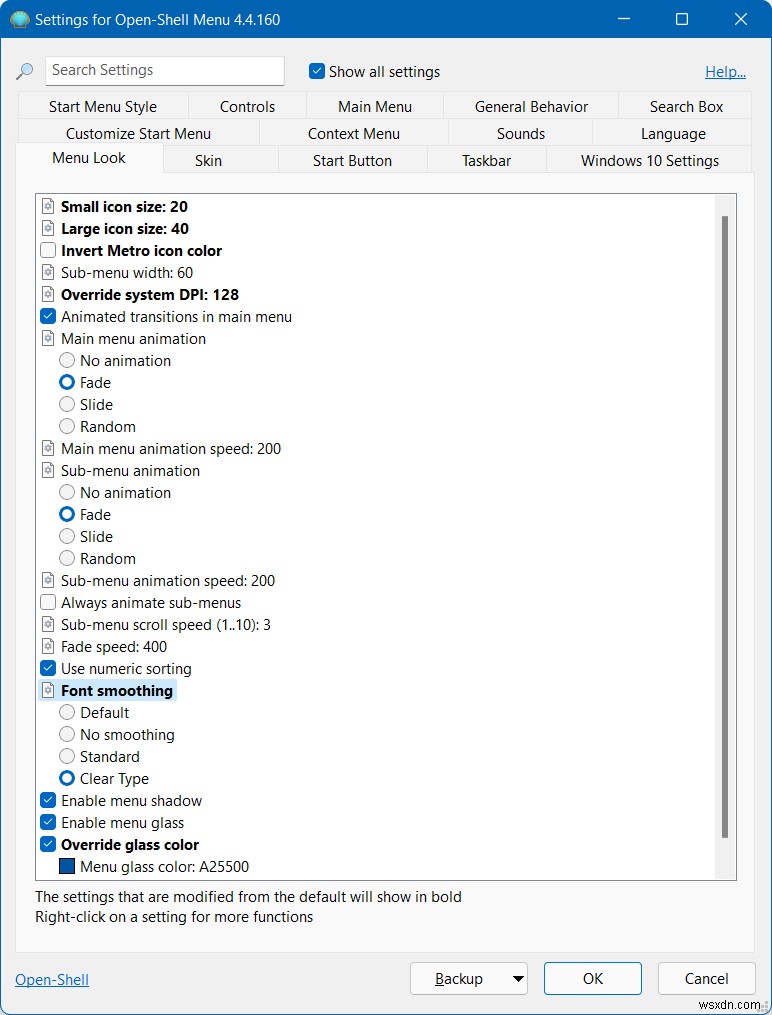 Open-Shell이 ​​있는 Windows 11에서 클래식 메뉴를 사용하는 방법