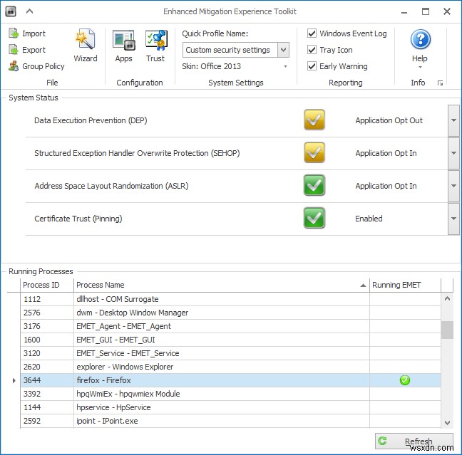 Microsoft EMET 5.5 검토 - 장점은 계속됩니다.