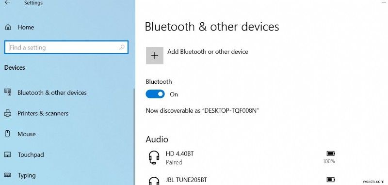 해결됨:Windows 10의 시스템 트레이에서 Bluetooth 아이콘 누락